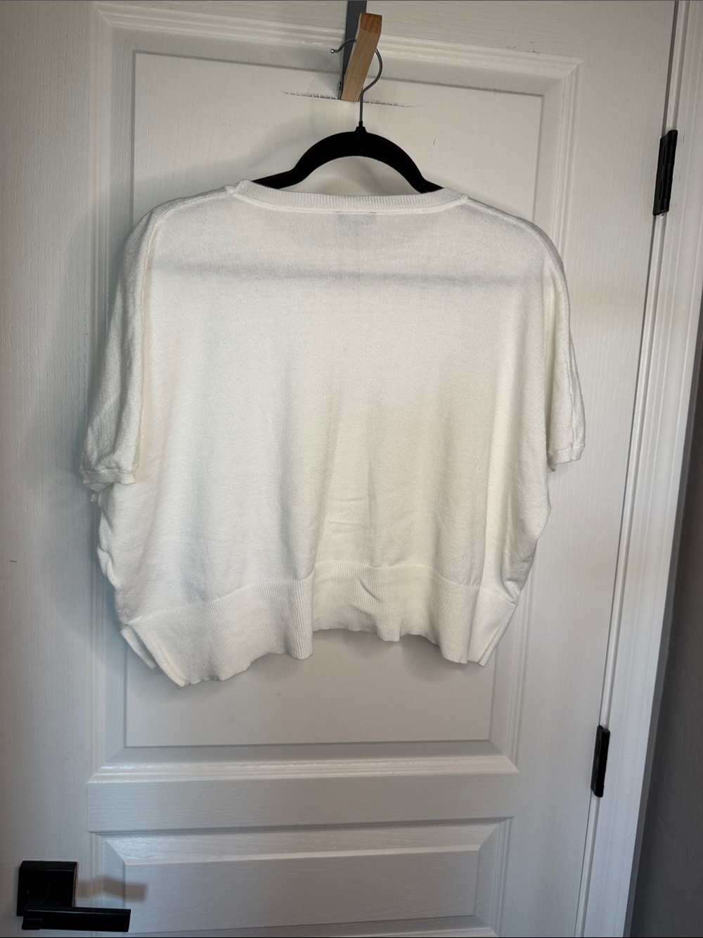 Splendid White Short-Sleeve Crew Pullover - Picture 7 of 7